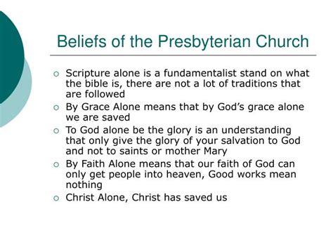 presbyterian meaning.